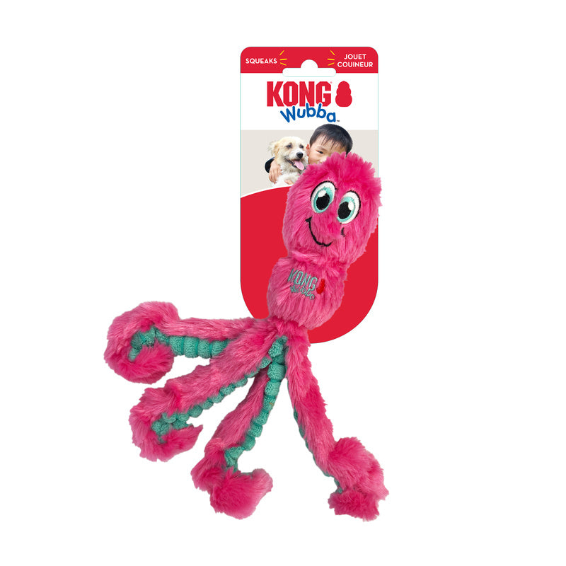 Honden speelgoed Kong hond Kong hond wubba octopus small of large