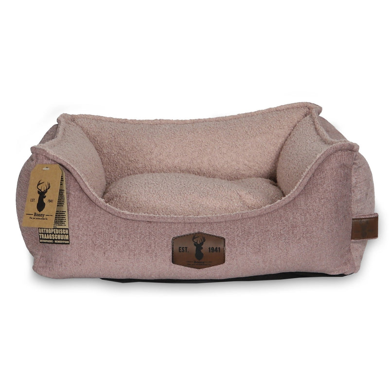 Honden/katten manden Boony est 1941 premium divan orthopedisch misty rose