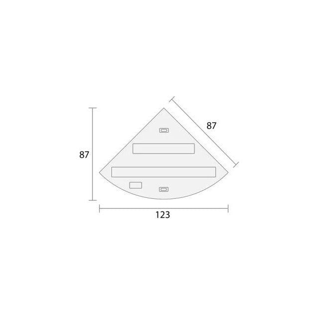 Aquarium Juwel aquarium Trigon 350 LED met filter, wit