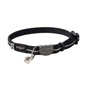 Katten halsband  Kitten of volwassen Catz AlleyCat Halsband  Zwart