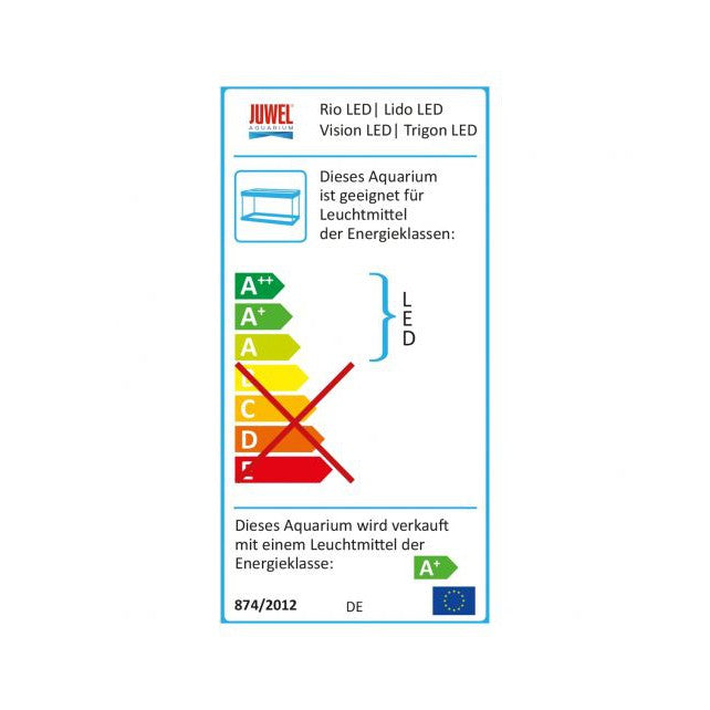 Aquarium Juwel aquarium Juwel aquarium Vision 260 LED met filter, wit
