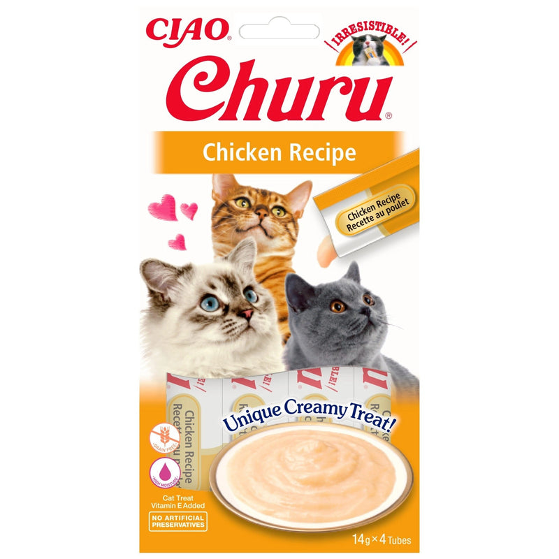 Katten snoepjes Churu puree Kip