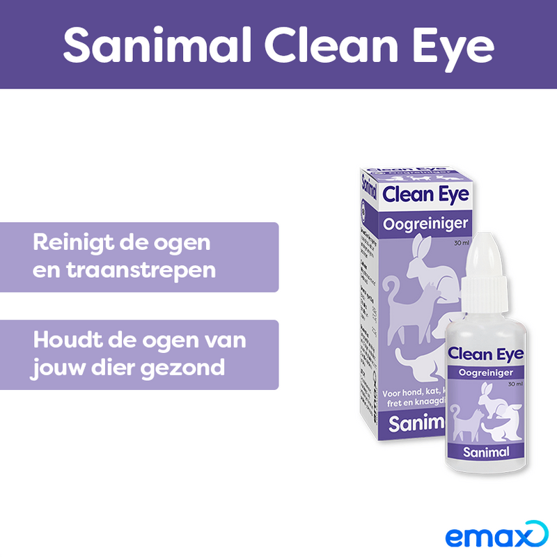 SANIMAL CLEAN EYE OOGREINIGER