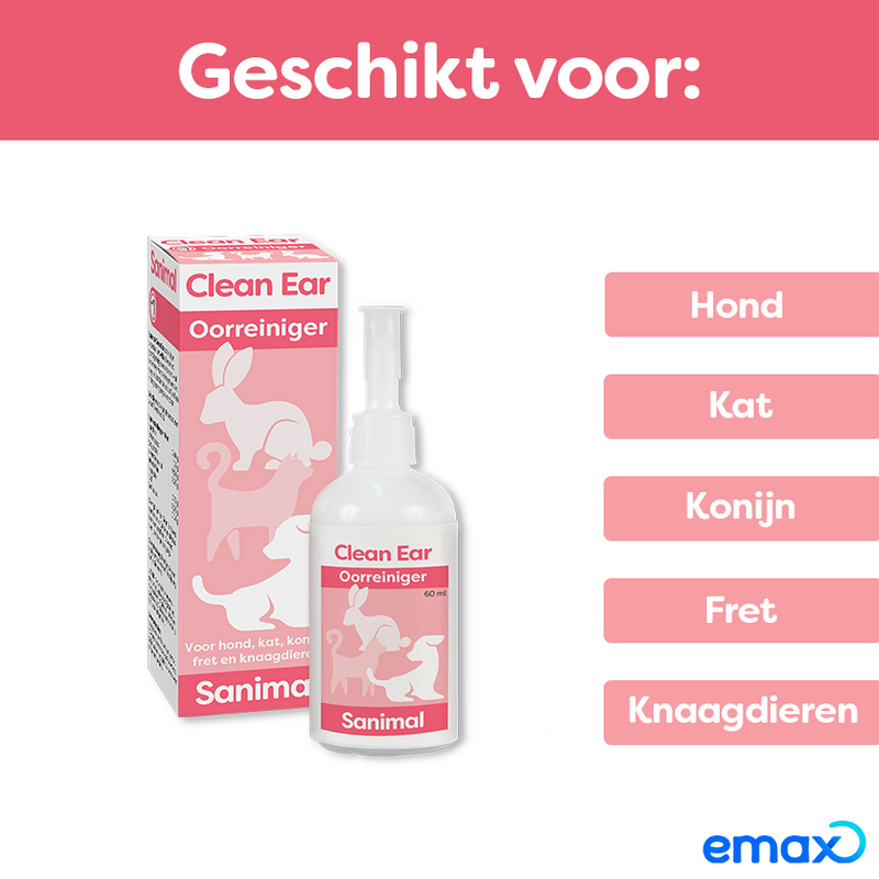 SANIMAL CLEAN EAR OORREINIGER