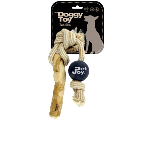 Hondenspeelgoed natuurlijk The DoggyToy Woodies dog tot 20 kg