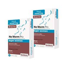 Wormen No Worm Pro Honden vanaf 5kg  2/4 Tabletten