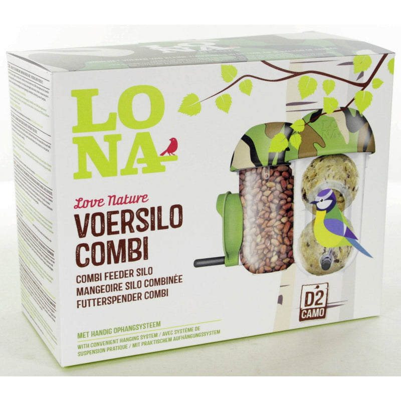 Vogelhuisje LONA Voersilo D2 Combi Camo